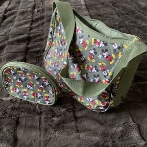Cute Mickey Mouse purse and make up bag.